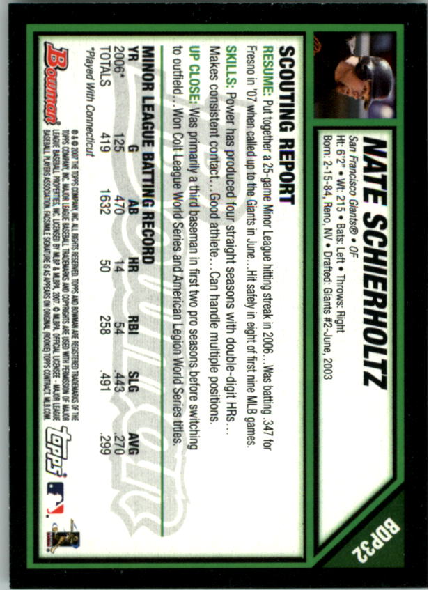 2007 Bowman Draft Baseball Part 1 Main Set (Paper) - Picture 65 of 316