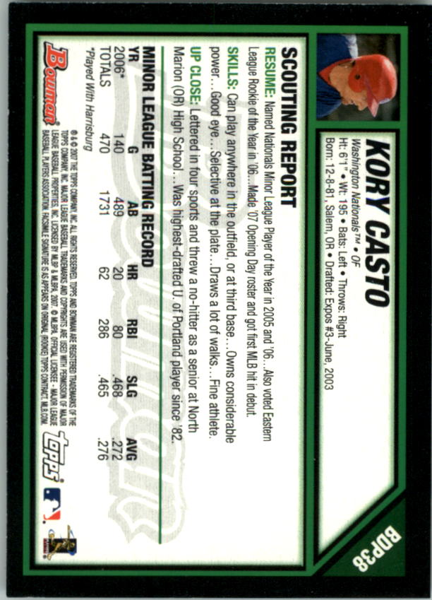 2007 Bowman Draft Baseball Part 1 Main Set (Paper) - Picture 77 of 316