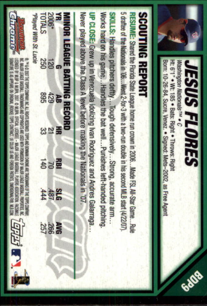 2007 Bowman Chrome Draft Baseball - Picture 16 of 360