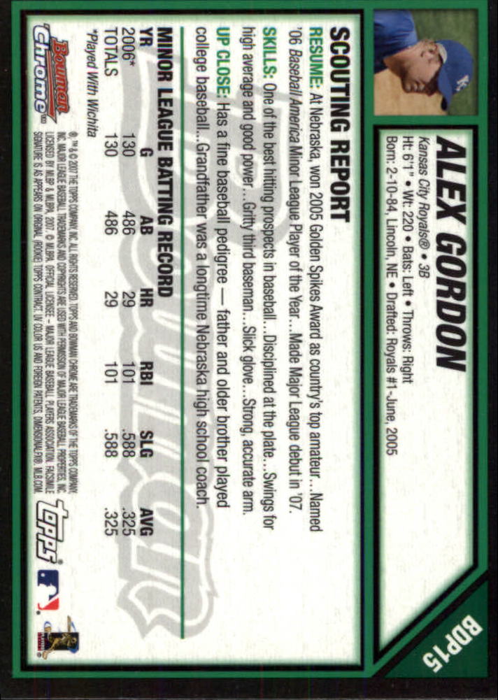 2007 Bowman Chrome Draft Baseball - Picture 28 of 360