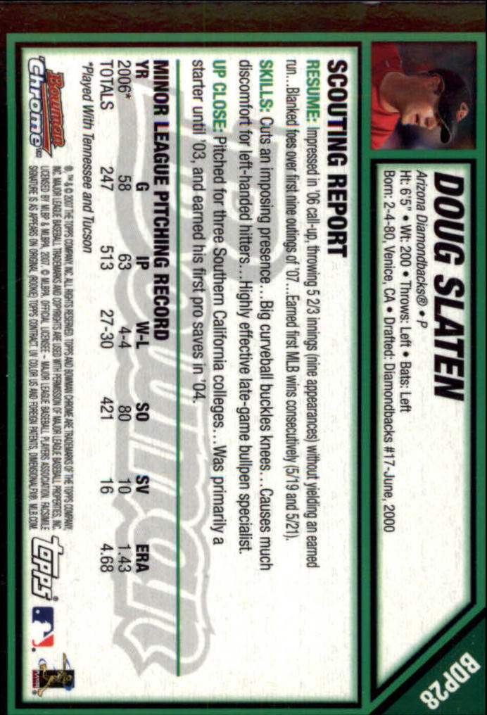 2007 Bowman Chrome Draft Baseball - Picture 54 of 360