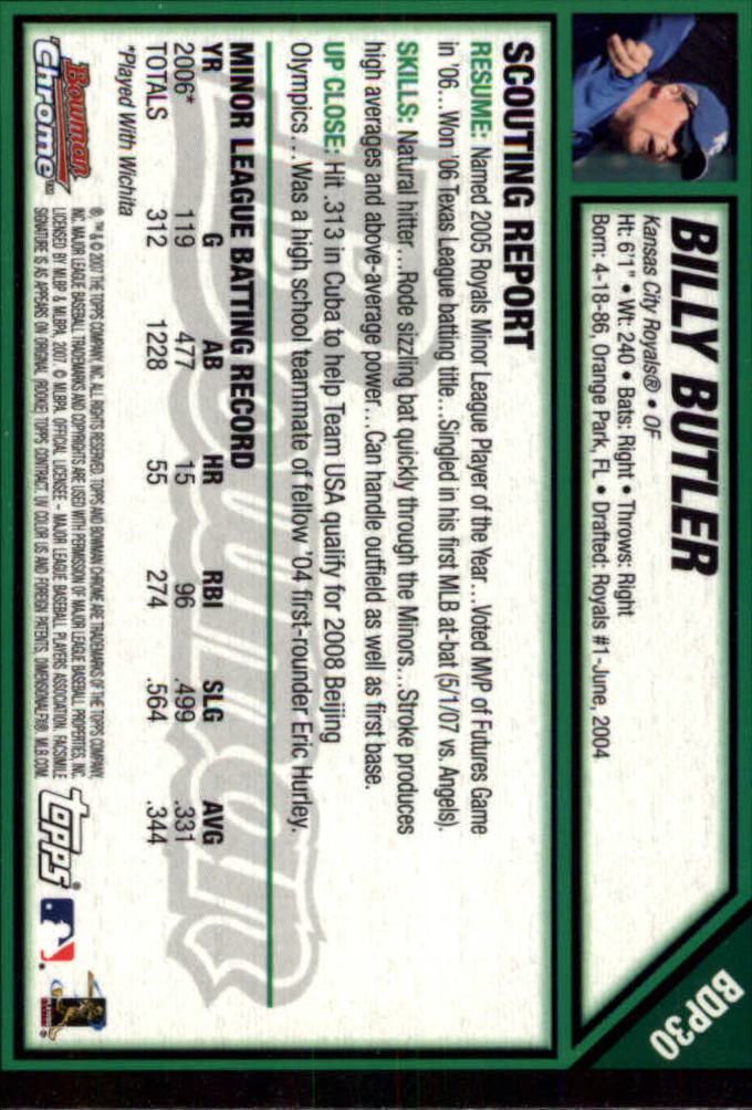 2007 Bowman Chrome Draft Baseball - Picture 58 of 360