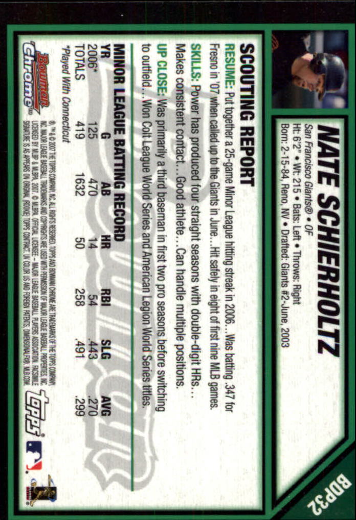 2007 Bowman Chrome Draft Baseball - Picture 62 of 360