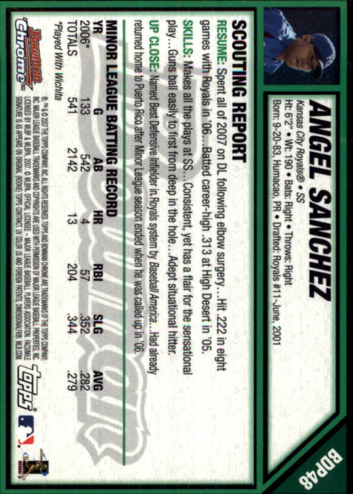 2007 Bowman Chrome Draft Baseball - Picture 94 of 360