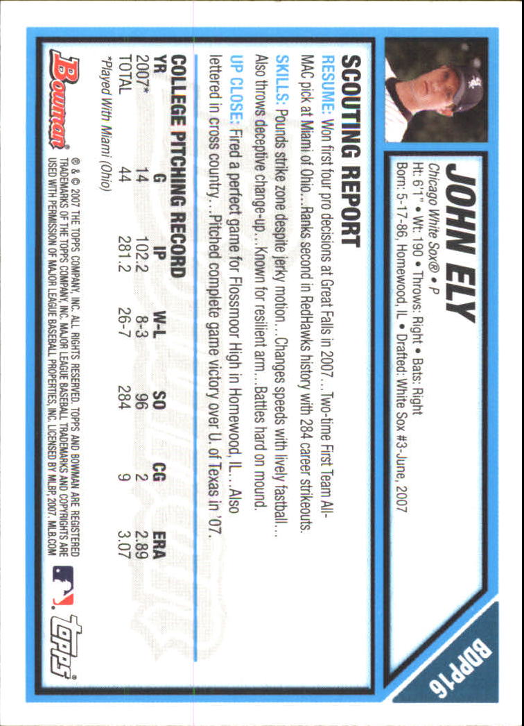 2007 Bowman Chrome Draft Baseball - Picture 136 of 360