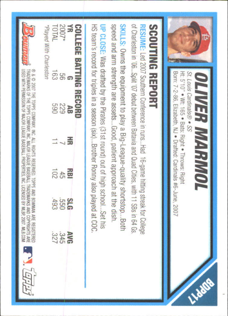 2007 Bowman Chrome Draft Baseball - Picture 138 of 360