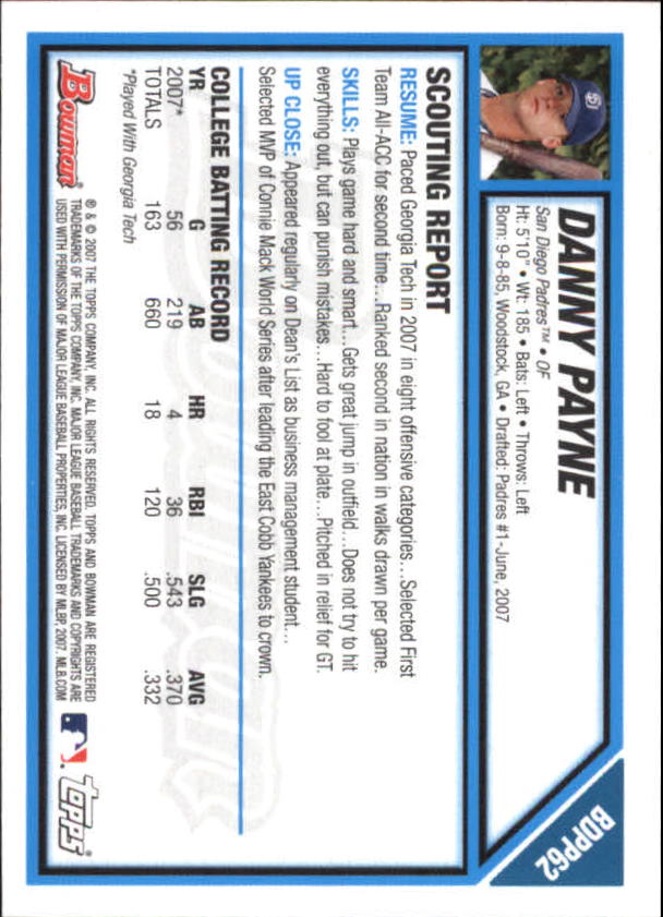 2007 Bowman Chrome Draft Baseball - Picture 221 of 360