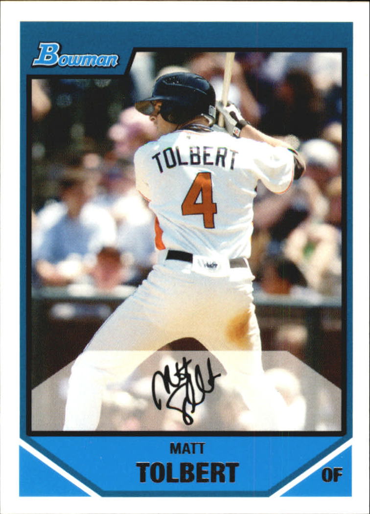 2007 Bowman Draft Baseball Part 1 Main Set (Paper) - Picture 303 of 316
