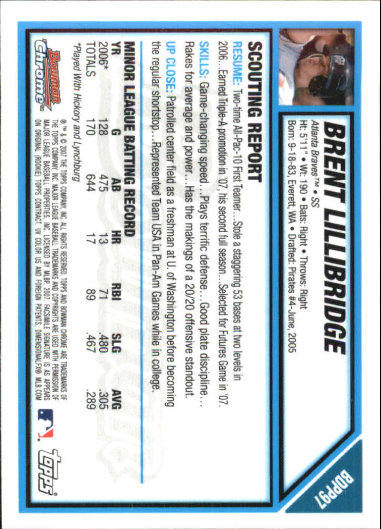 2007 Bowman Chrome Draft Baseball - Picture 306 of 360