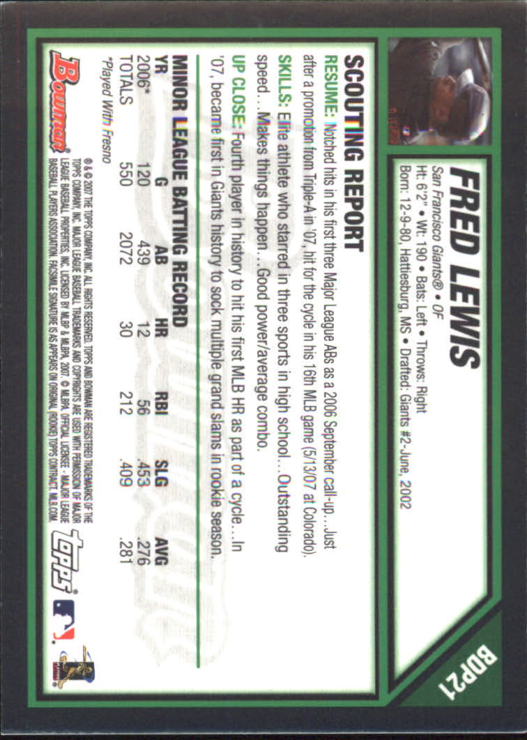 2007 Bowman Draft Baseball Part 2 Main Set (Paper) Parallel Cards - Picture 236 of 273