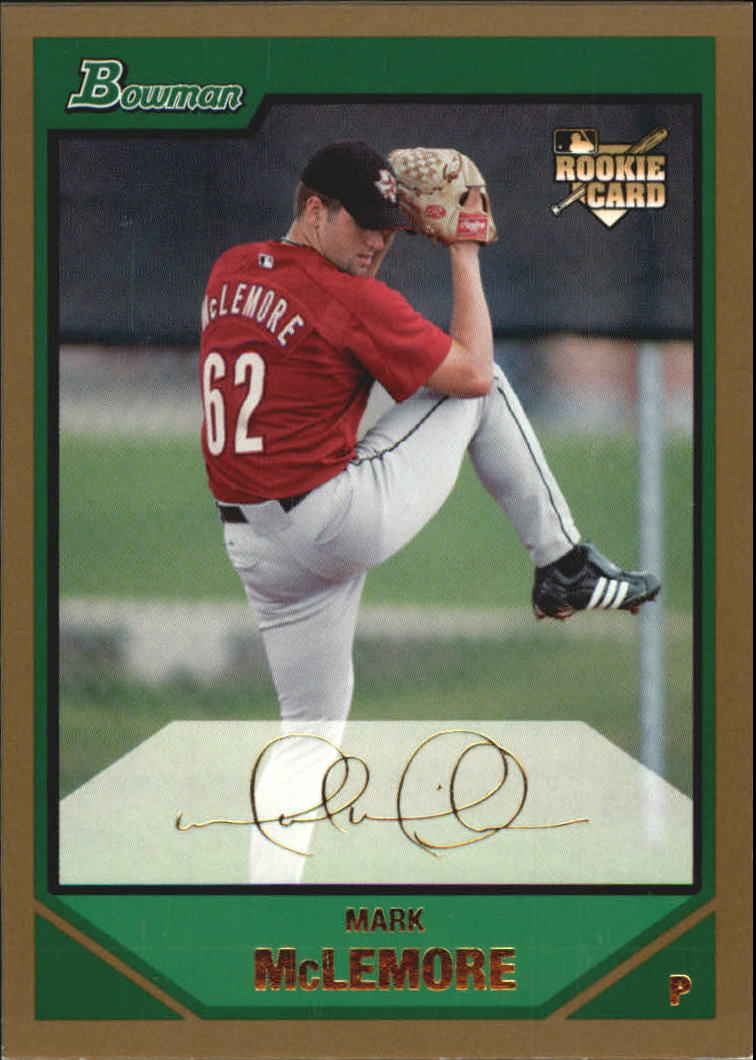2007 Bowman Draft Baseball Part 2 Main Set (Paper) Parallel Cards - Picture 257 of 273
