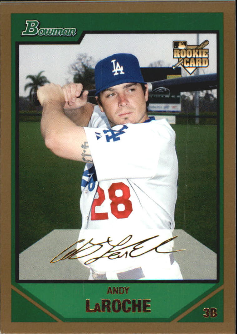 Finish Your Set  *GOTBASEBALLCARDS 2007 Bowman Draft Draft Picks Gold 