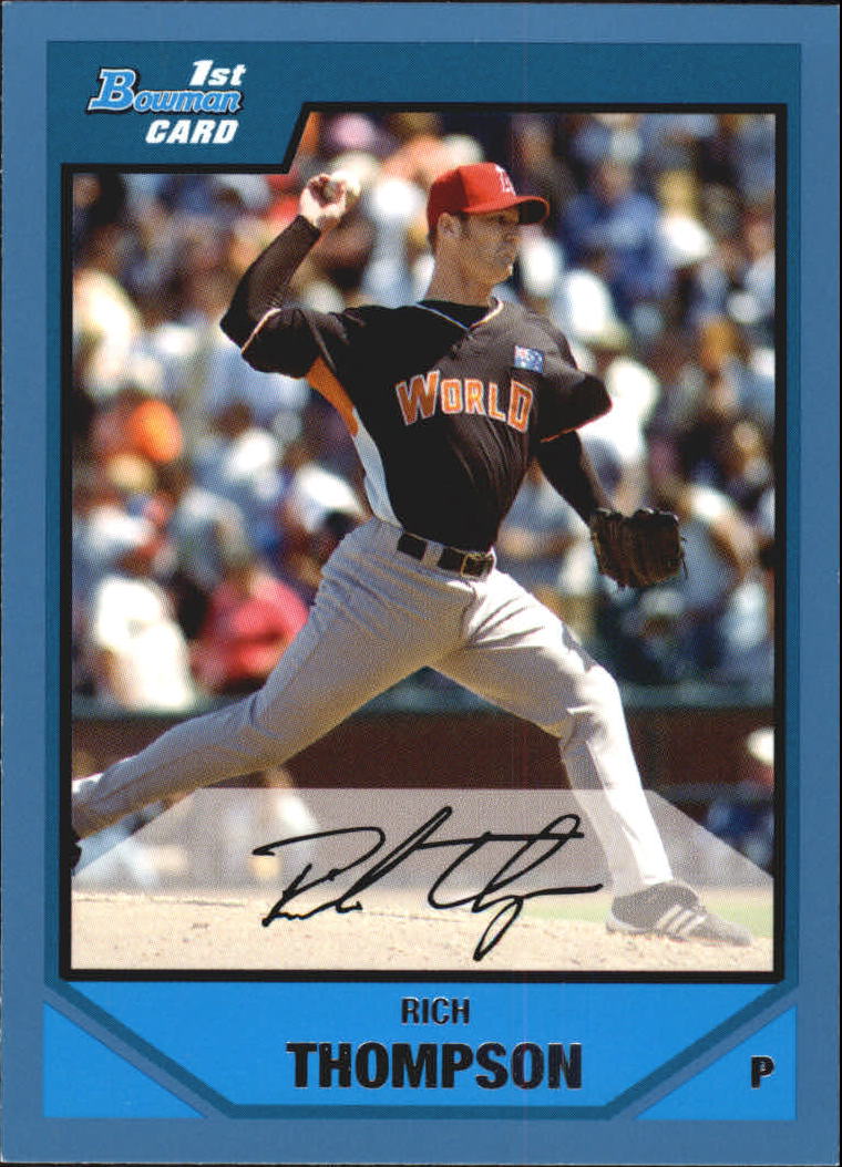 2007 Bowman Draft Baseball Part 2 Main Set (Paper) Parallel Cards - Picture 119 of 273