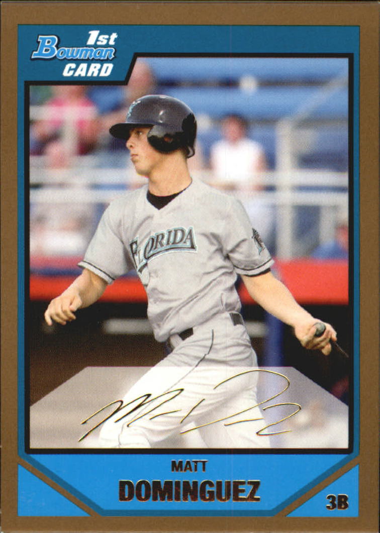 2007 Bowman Draft Baseball Part 2 Main Set (Paper) Parallel Cards - Picture 69 of 273