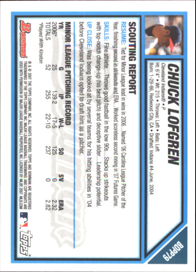 2007 Bowman Draft Baseball Part 2 Main Set (Paper) Parallel Cards - Picture 143 of 273
