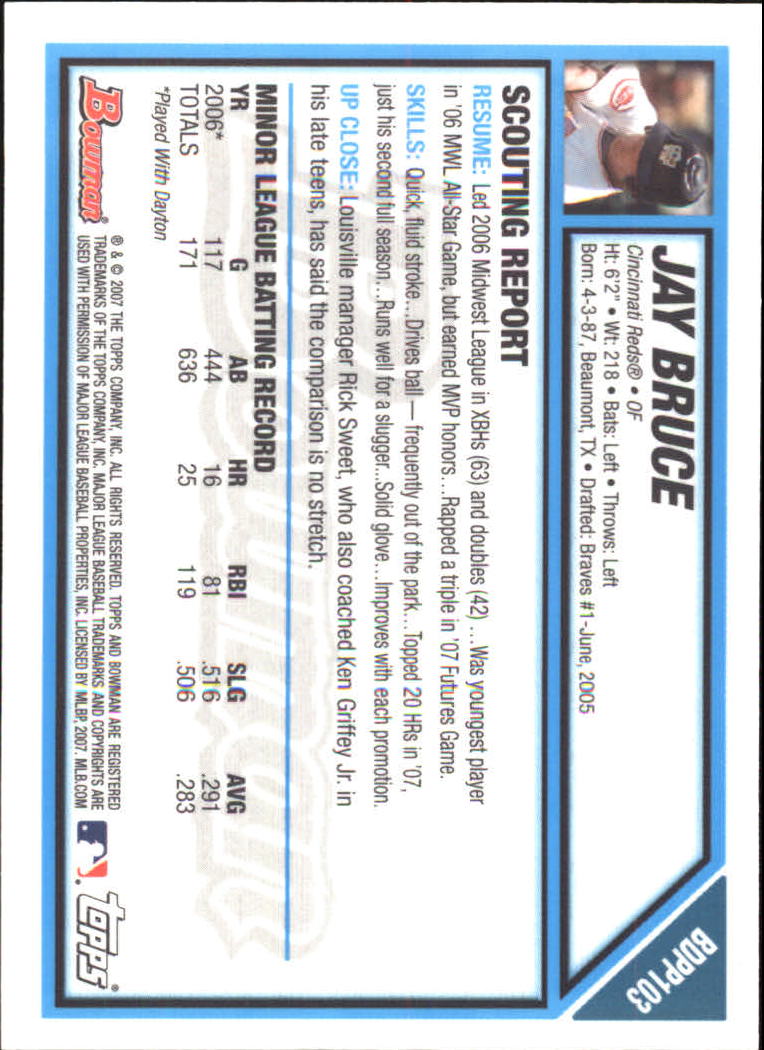 2007 Bowman Draft Baseball Part 2 Main Set (Paper) Parallel Cards - Picture 187 of 273