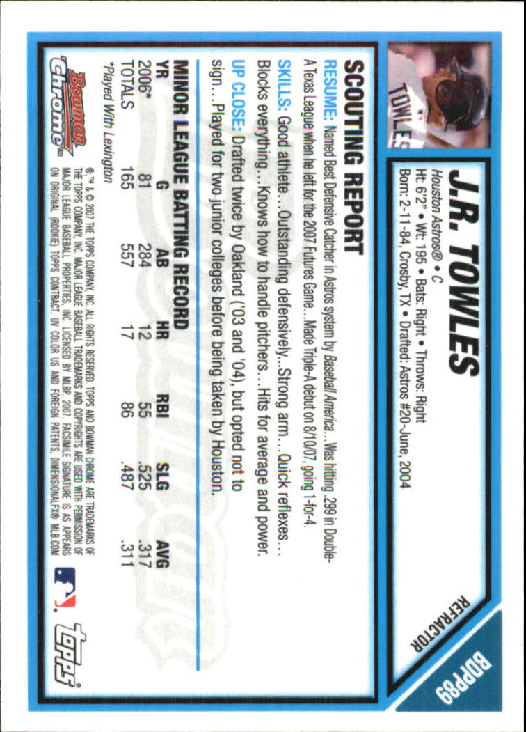 2007 Bowman Chrome Draft Baseball - Picture 344 of 360