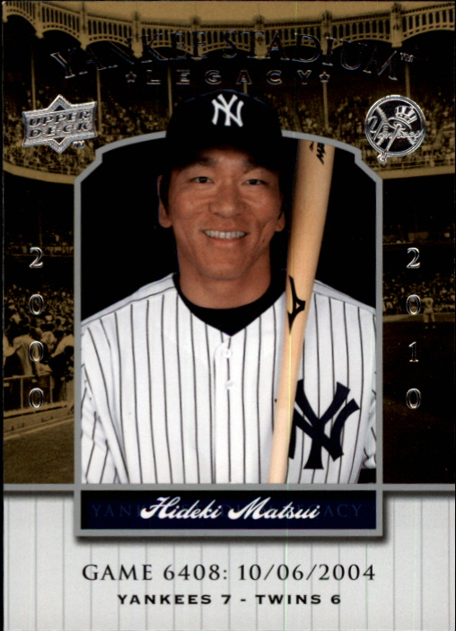 2008 Upper Deck Yankee Stadium Legacy Collection Baseball Card Pick 5107-6741 - Picture 343 of 382
