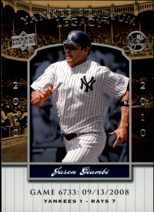 2008 Upper Deck Yankee Stadium Legacy Collection Baseball Card Pick 5107-6741 - Picture 379 of 382