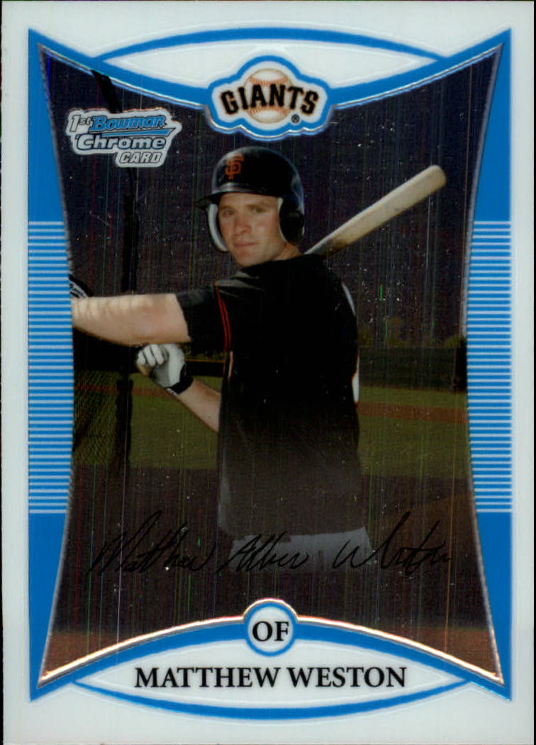2008 Bowman Chrome Baseball "Prospects" Insert and Autograph Cards - Picture 26 of 339