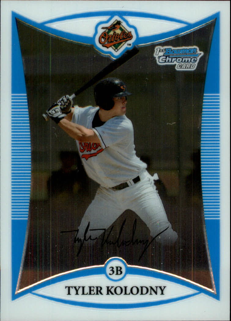 2008 Bowman Chrome Baseball "Prospects" Insert and Autograph Cards - Picture 54 of 339