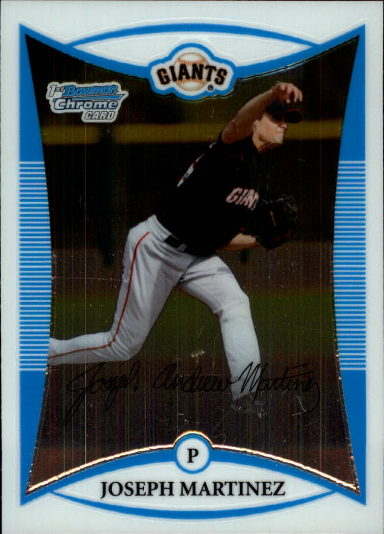 2008 Bowman Chrome Baseball "Prospects" Insert and Autograph Cards - Picture 56 of 339