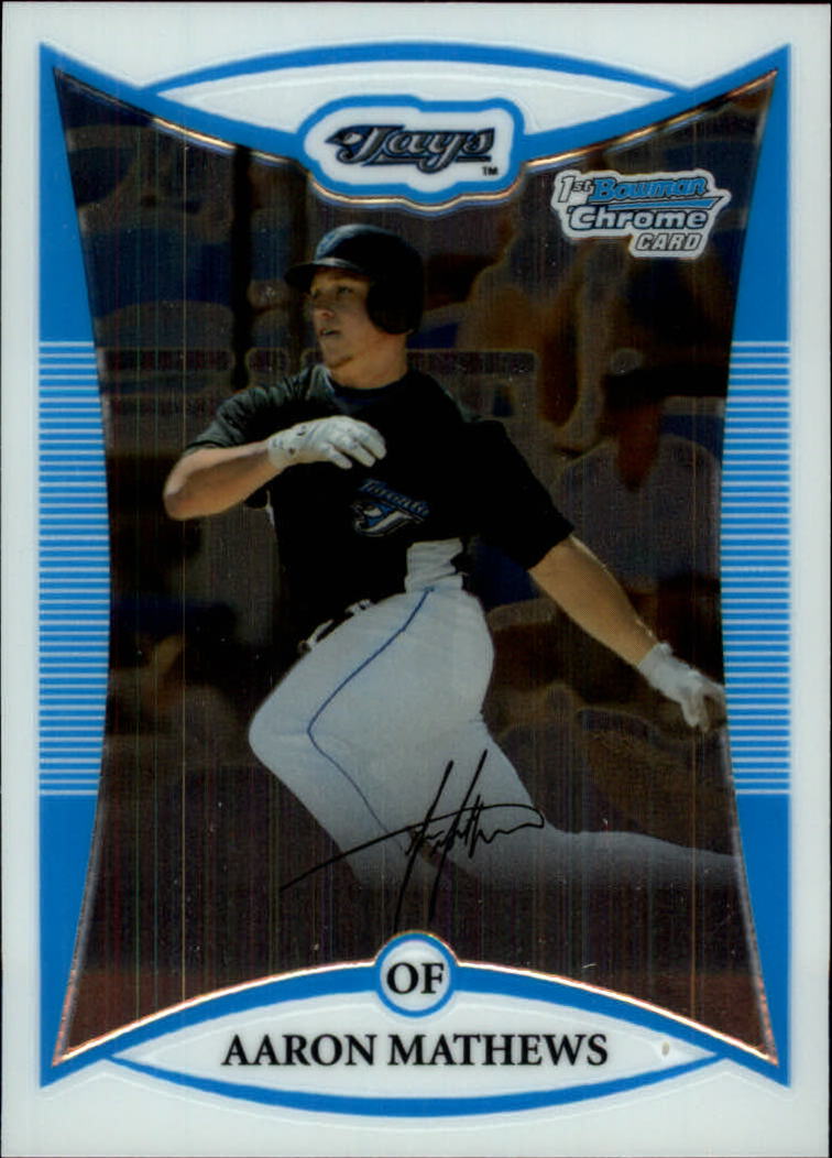 2008 Bowman Chrome Baseball "Prospects" Insert and Autograph Cards - Picture 58 of 339