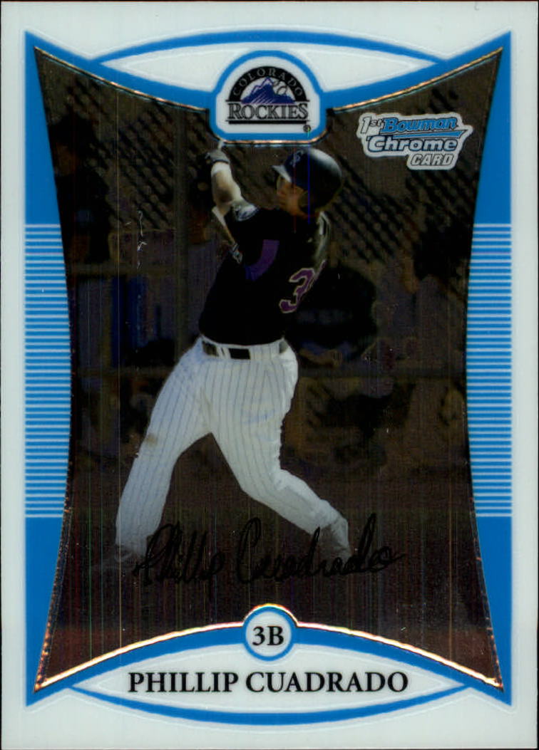 2008 Bowman Chrome Baseball "Prospects" Insert and Autograph Cards - Picture 60 of 339