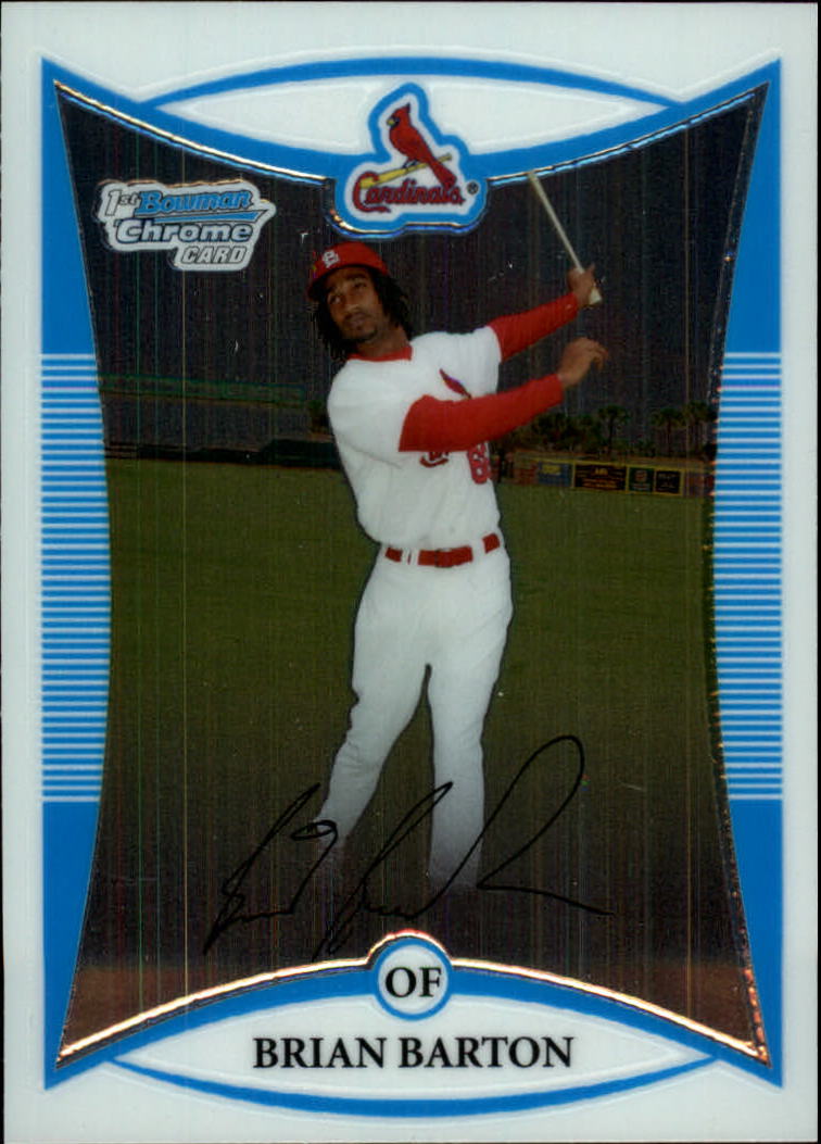 2008 Bowman Chrome Baseball "Prospects" Insert and Autograph Cards - Picture 62 of 339