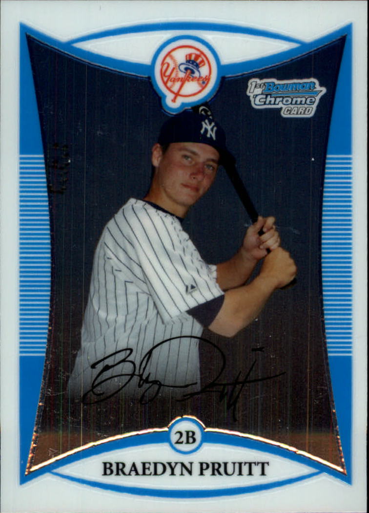 2008 Bowman Chrome Baseball "Prospects" Insert and Autograph Cards - Picture 70 of 339