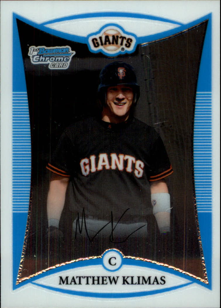 2008 Bowman Chrome Baseball "Prospects" Insert and Autograph Cards - Picture 84 of 339