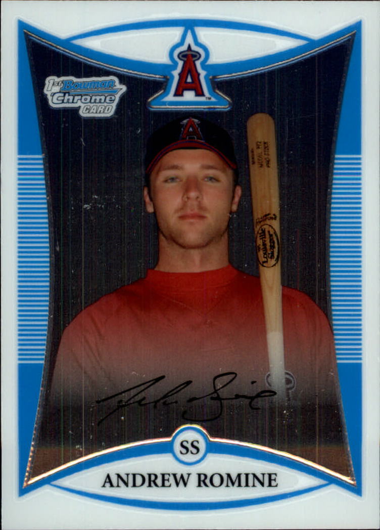 2008 Bowman Chrome Baseball "Prospects" Insert and Autograph Cards - Picture 144 of 339