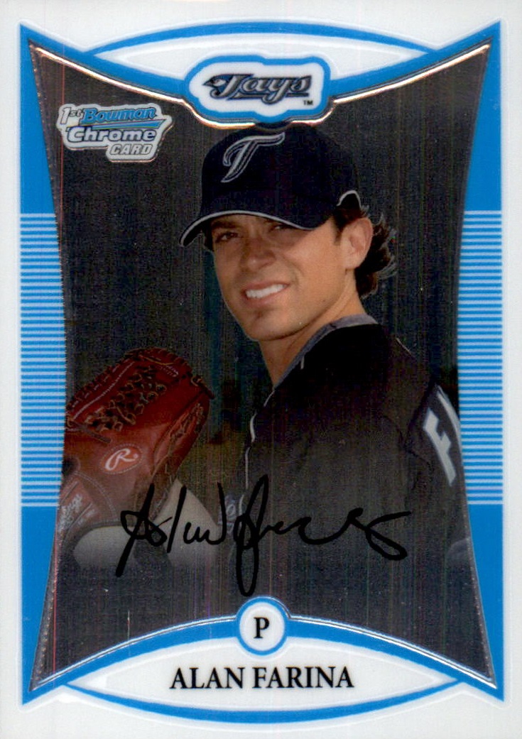 2008 Bowman Chrome Baseball "Prospects" Insert and Autograph Cards - Picture 154 of 339