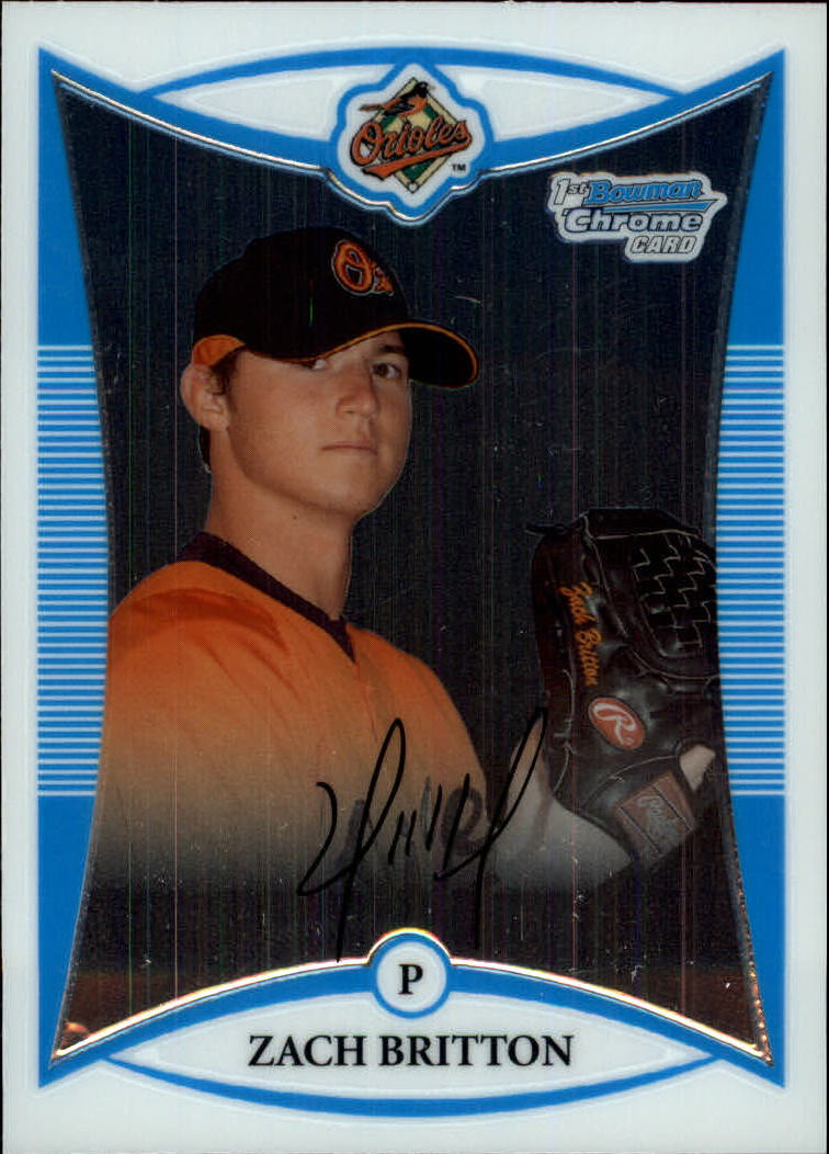 2008 Bowman Chrome Baseball "Prospects" Insert and Autograph Cards - Picture 182 of 339