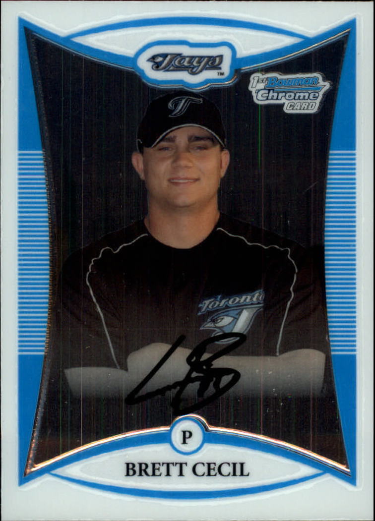 2008 Bowman Chrome Baseball "Prospects" Insert and Autograph Cards - Picture 200 of 339
