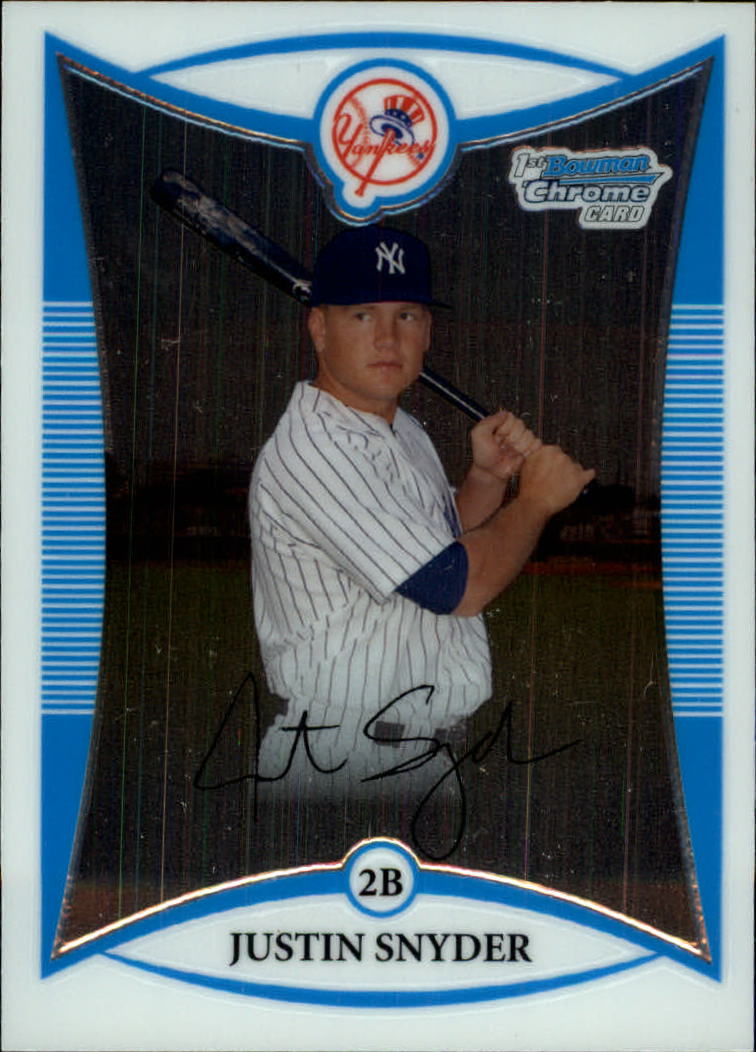 2008 Bowman Chrome Baseball "Prospects" Insert and Autograph Cards - Picture 204 of 339