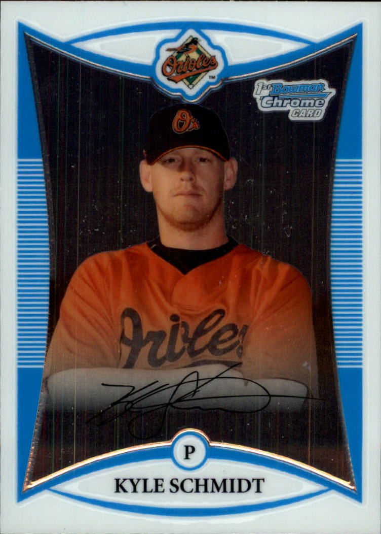 2008 Bowman Chrome Baseball "Prospects" Insert and Autograph Cards - Picture 274 of 339