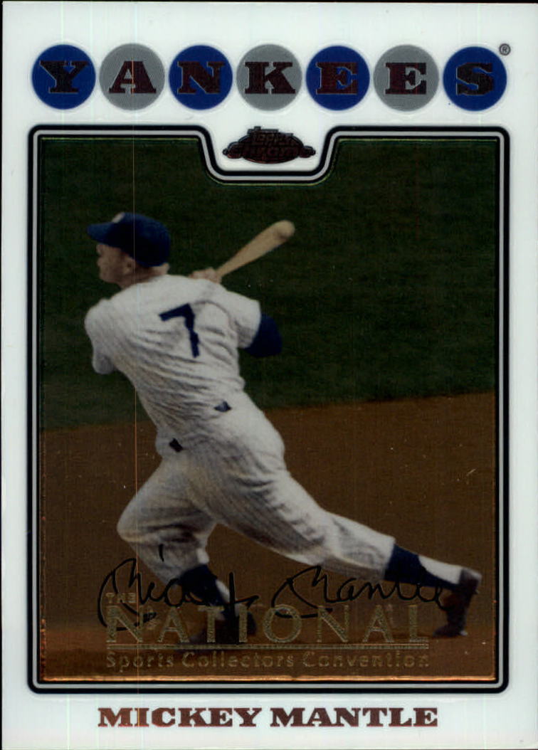 2008 Topps Chrom Baseballkarte #1-239 - wählen Sie Ihre Karte - Bild 9 von 325