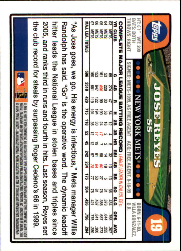 2008 Topps Chrom Baseballkarte #1-239 - wählen Sie Ihre Karte - Bild 32 von 325