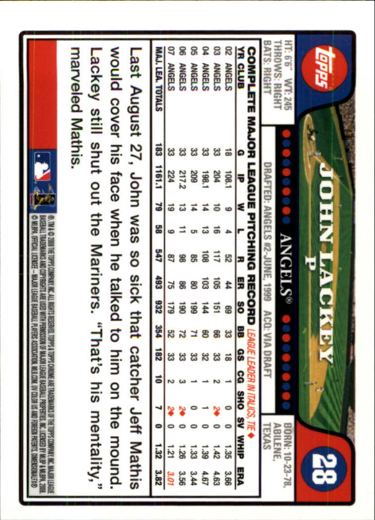 2008 Topps Chrom Baseballkarte #1-239 - wählen Sie Ihre Karte - Bild 46 von 325
