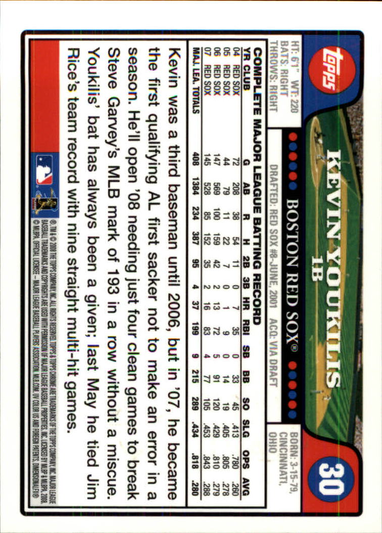 2008 Topps Chrom Baseballkarte #1-239 - wählen Sie Ihre Karte - Bild 48 von 325