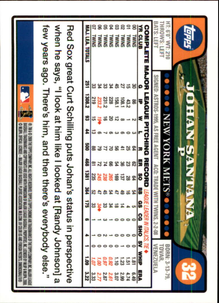 2008 Topps Chrom Baseballkarte #1-239 - wählen Sie Ihre Karte - Bild 50 von 325