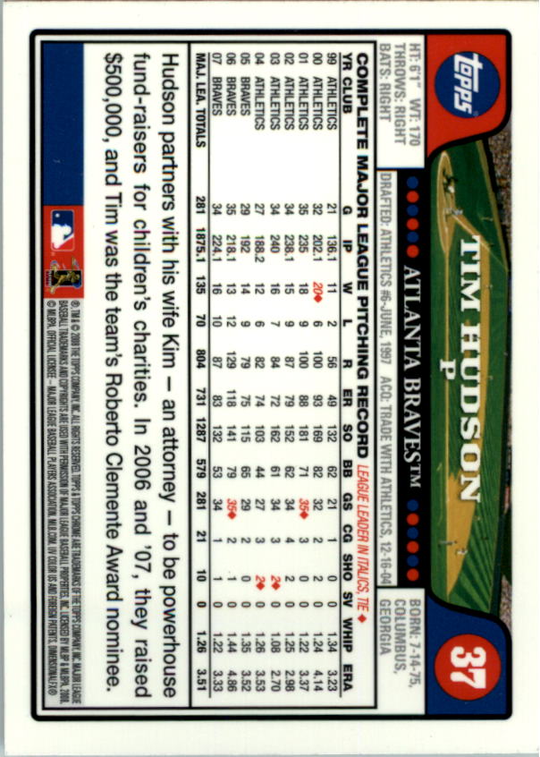 2008 Topps Chrom Baseballkarte #1-239 - wählen Sie Ihre Karte - Bild 58 von 325