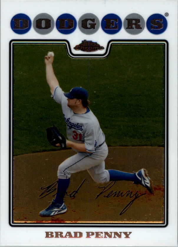 2008 Topps Chrom Baseballkarte #1-239 - wählen Sie Ihre Karte - Bild 61 von 325