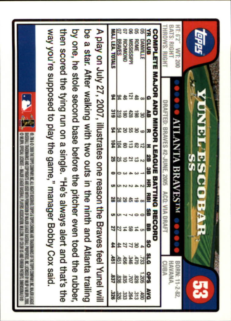 2008 Topps Chrom Baseballkarte #1-239 - wählen Sie Ihre Karte - Bild 80 von 325