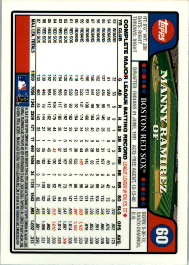 2008 Topps Chrom Baseballkarte #1-239 - wählen Sie Ihre Karte - Bild 92 von 325