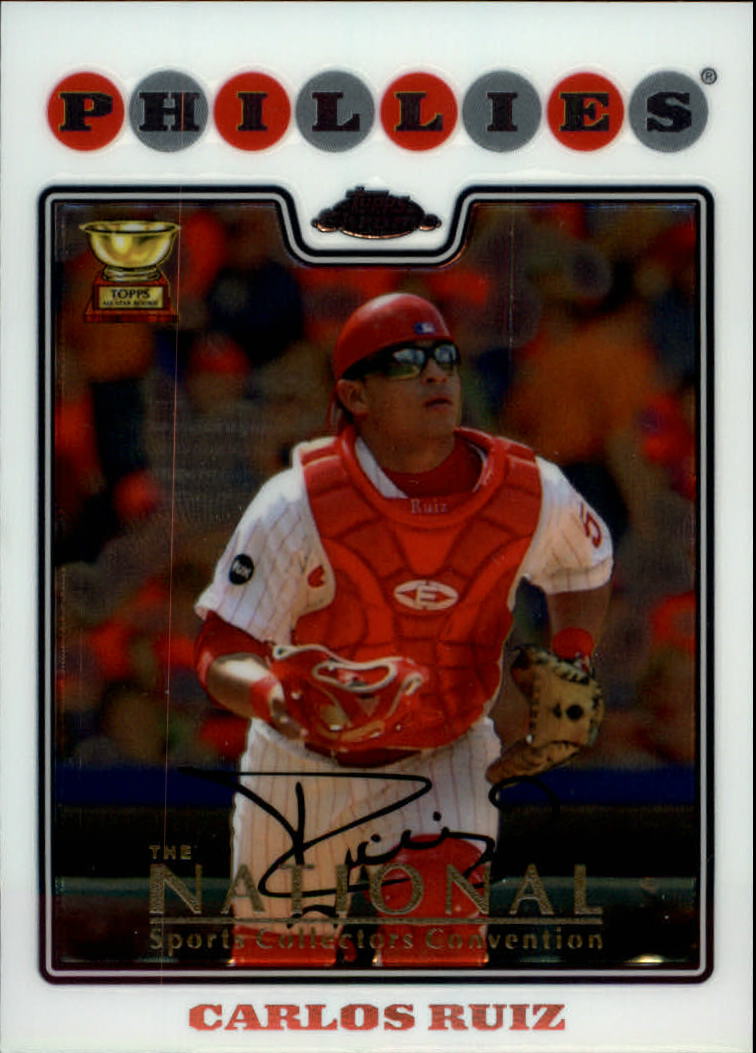2008 Topps Chrom Baseballkarte #1-239 - wählen Sie Ihre Karte - Bild 115 von 325