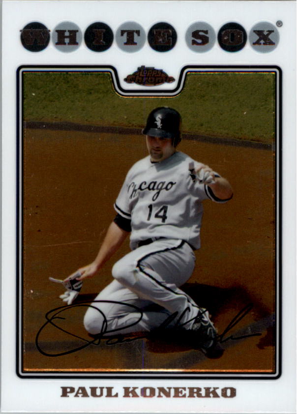 2008 Topps Chrom Baseballkarte #1-239 - wählen Sie Ihre Karte - Bild 119 von 325