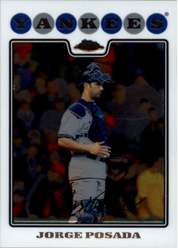 2008 Topps Chrom Baseballkarte #1-239 - wählen Sie Ihre Karte - Bild 121 von 325