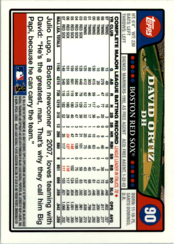 2008 Topps Chrom Baseballkarte #1-239 - wählen Sie Ihre Karte - Bild 136 von 325